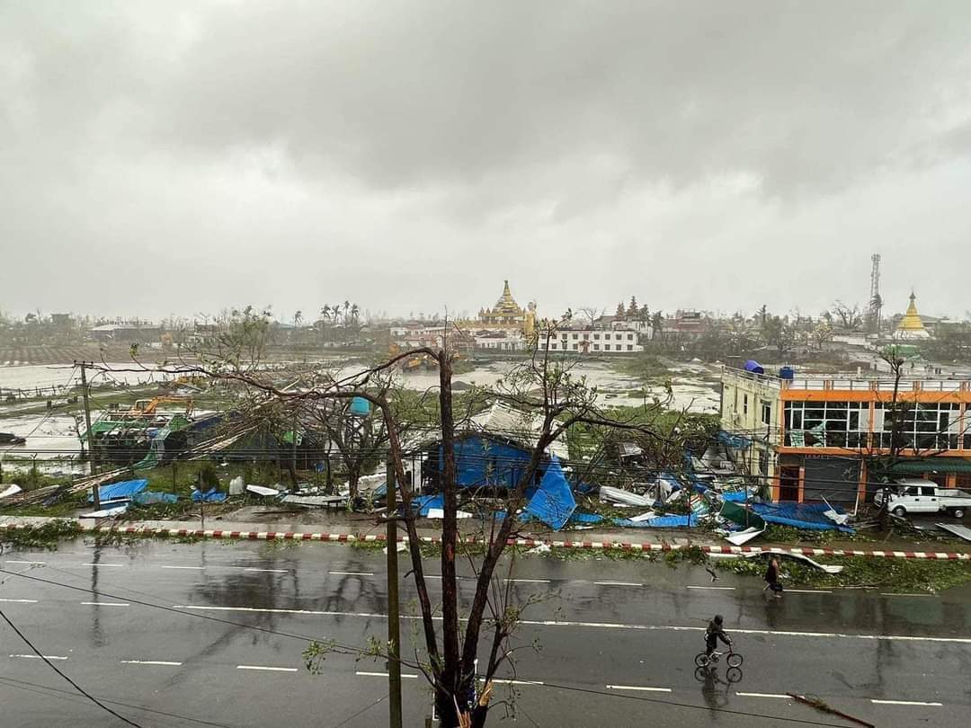 ¡Así fue el impacto del Ciclón Mocha en Birmania! Impresionantes imágenes de la devastación
