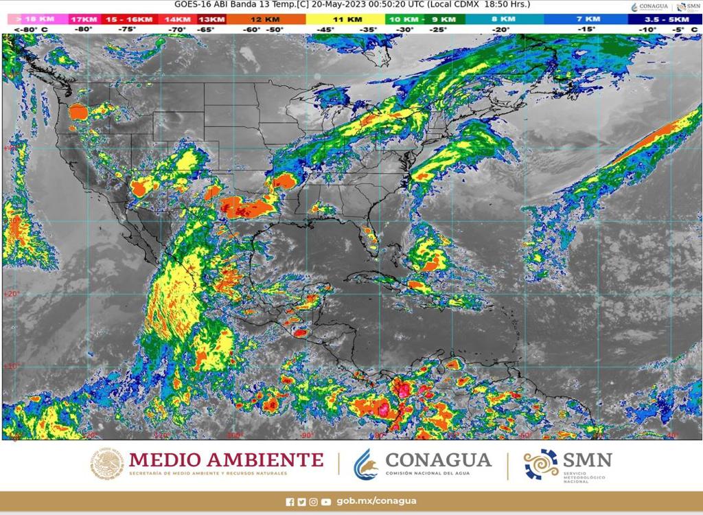 ¡Atención! Se prevén lluvias fuertes en estas entidades de México