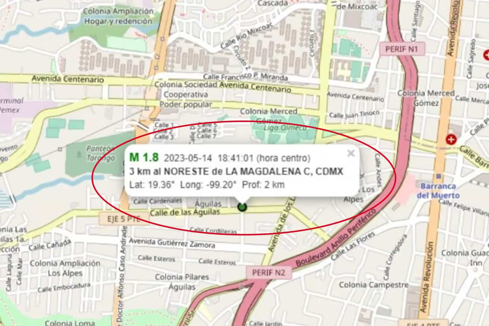 ¡Otro! Sismo con epicentro en CDMX esta noche