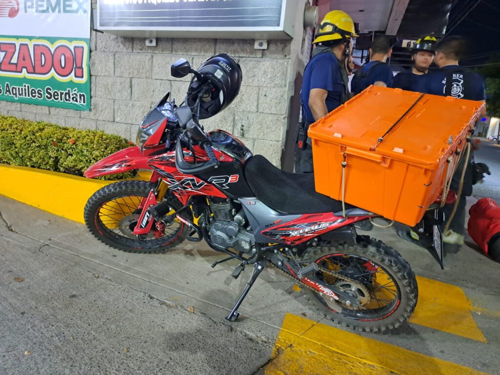 Motociclista atropellado en Culiacán