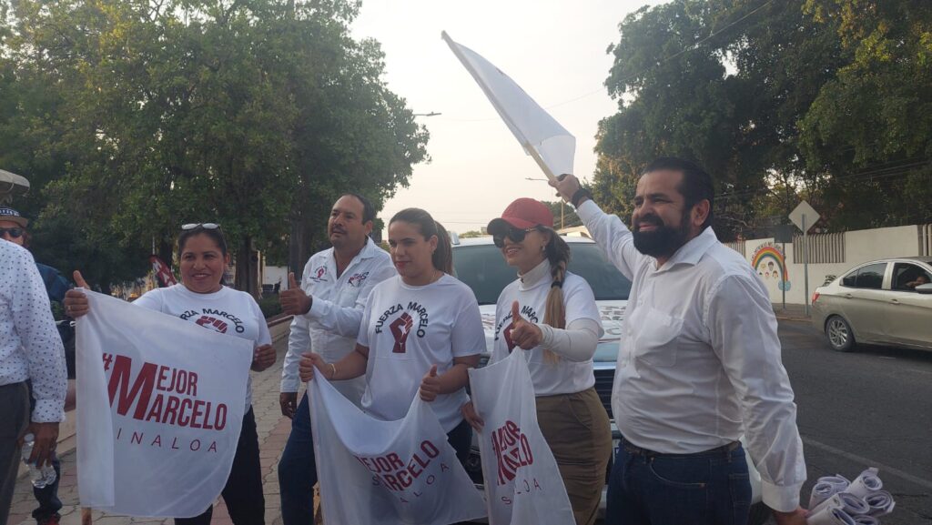 En Culiacán, realizan caravana en apoyo a Marcelo Ebrard, aspirante a la presidencia de México