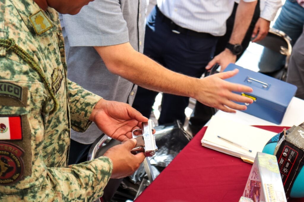 Canje de Armas de Fuego en Los Mochis