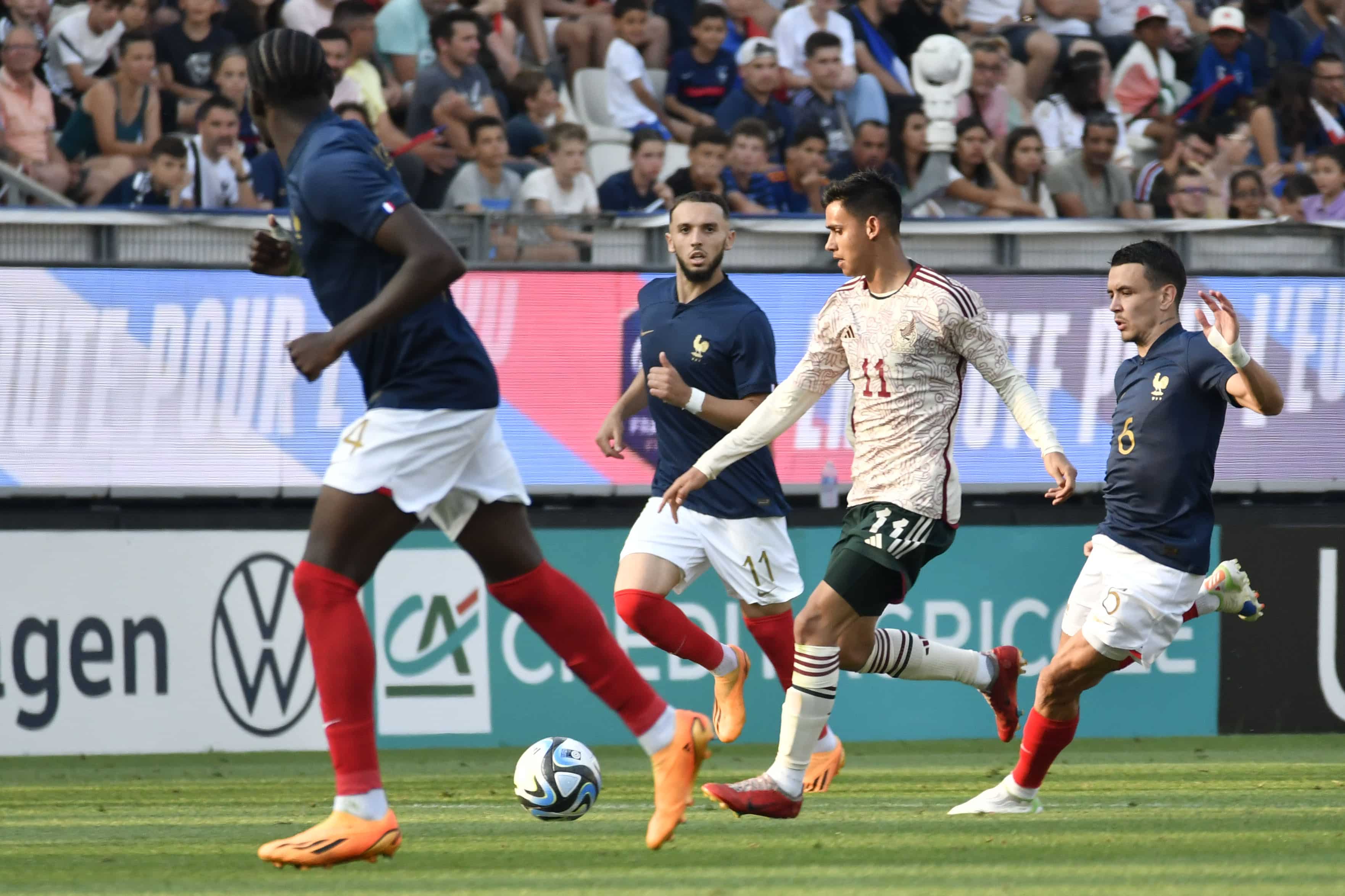 Partido amistoso entre México y Francia Sub-23 rumbo a Centroamericanos