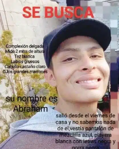 Abraham se busca en Los Mochis