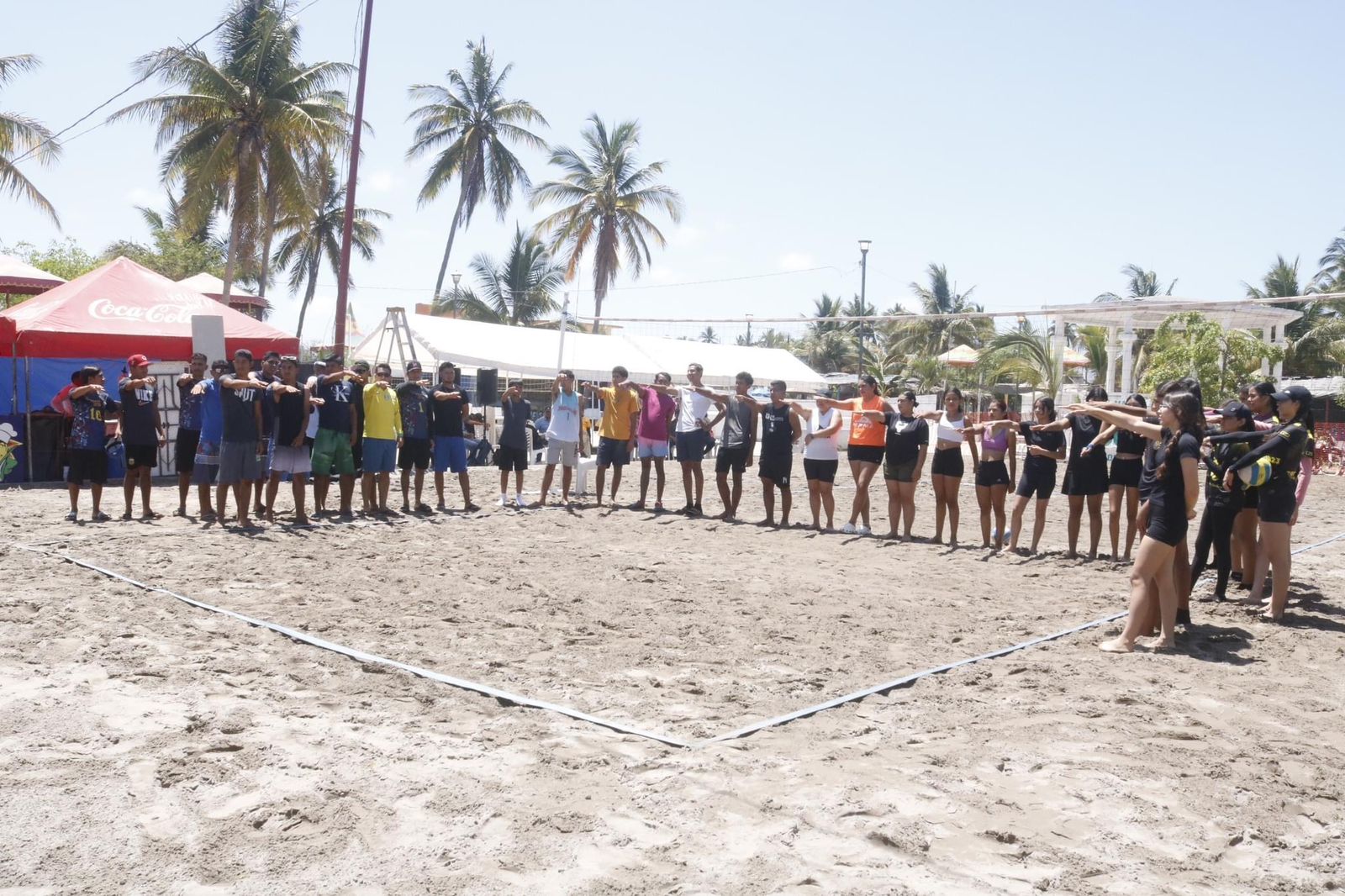 Abren las fiestas del Marino con inauguración de voleibol de playa