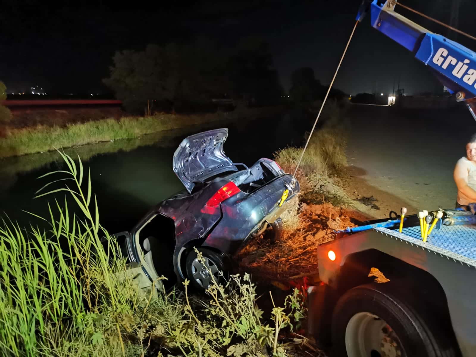 Accidente Canal Los Mochis
