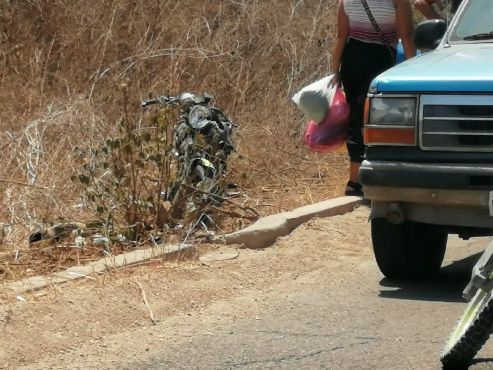 Accidente motocicleta Villa Unión
