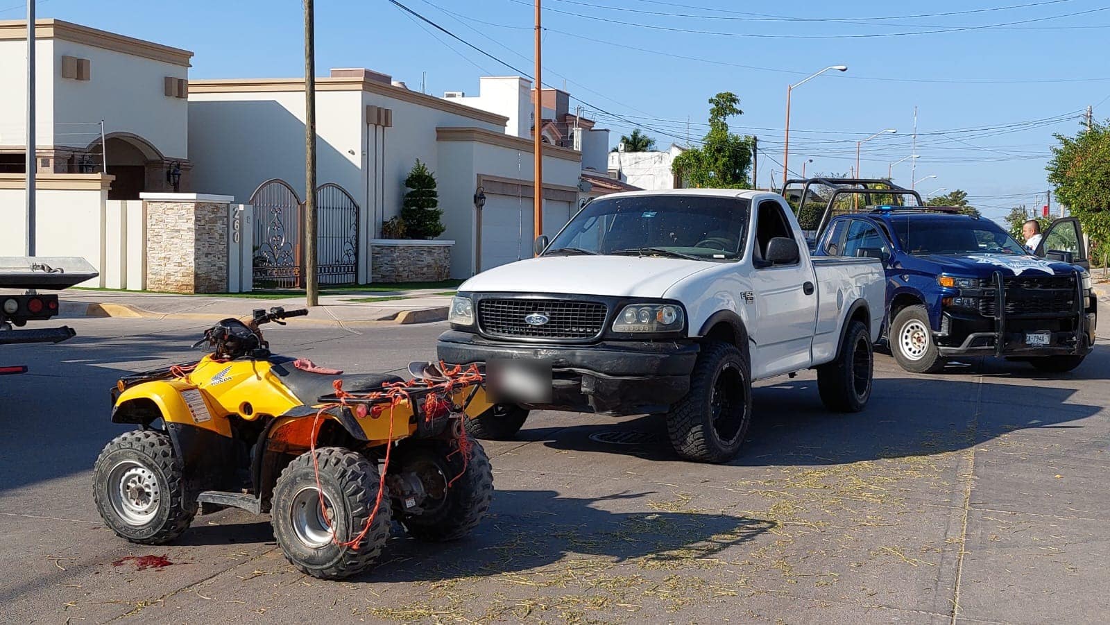 Accidente tipo choque en Guamúchil
