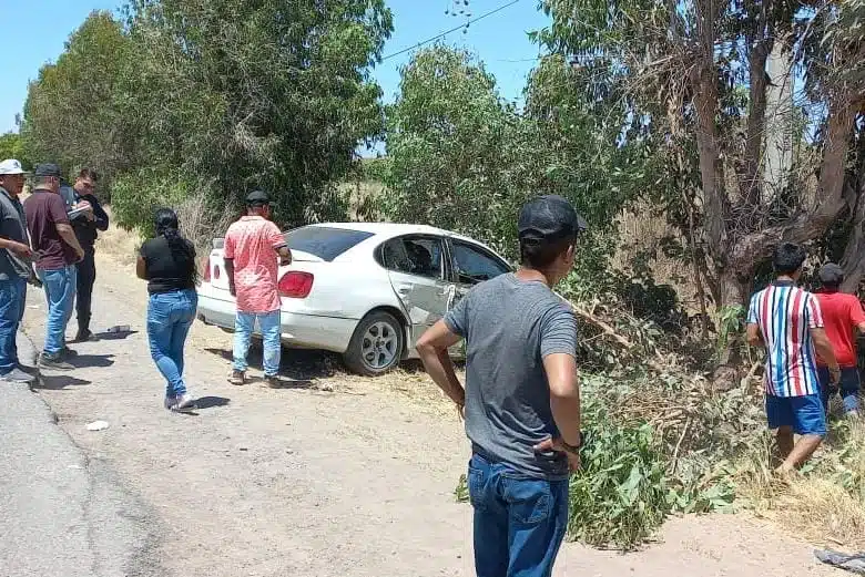 Accidente tipo choque en Guasave deja tres personas lesionadas