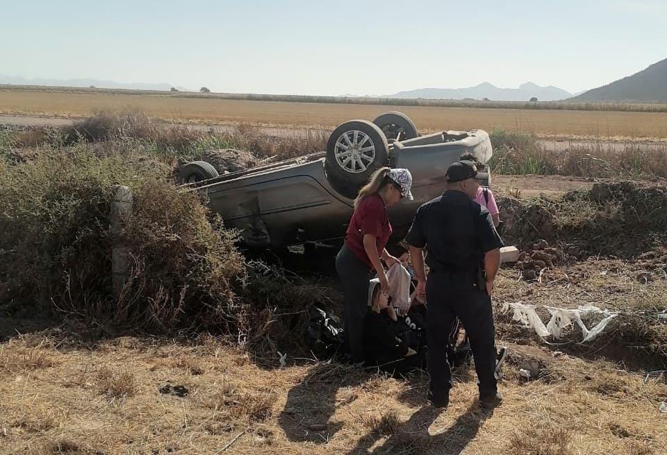 Accidente volcadura Ahome