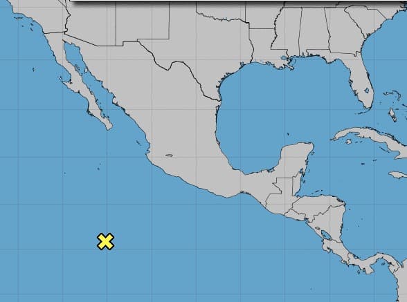 Actividad tropical en el Océano Pacífico