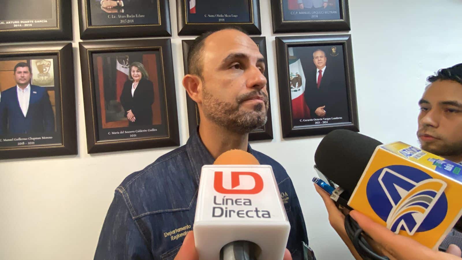 Alejandro Brito Acuña, jefe de los servicios regionales en Ahome.