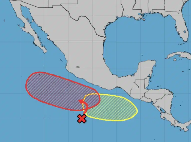 Ya son dos sistemas tropicales los que vigila el Centro Nacional de Huracanes de Estados Unidos, en el Pacífico Mexicano.