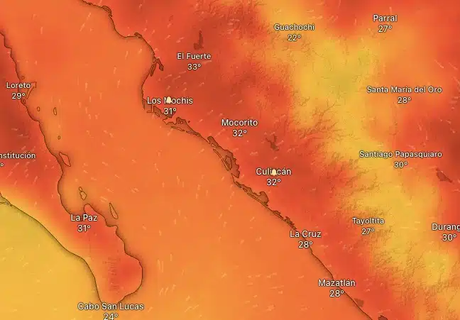 Sábado de altas temperaturas