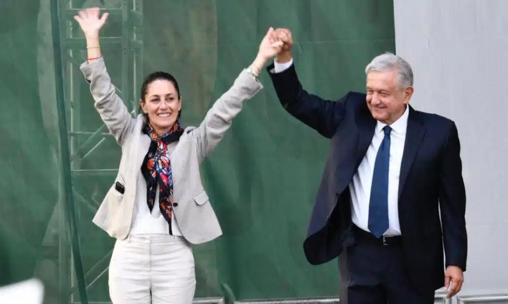 Claudia Sheinbaum y AMLO