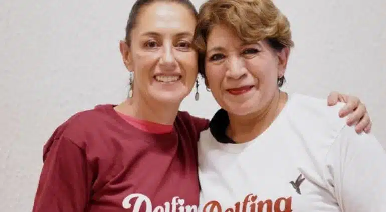 Mediante su cuenta de Twitter, Claudia Sheinbaum compartió felicitación para Delfina Gómez