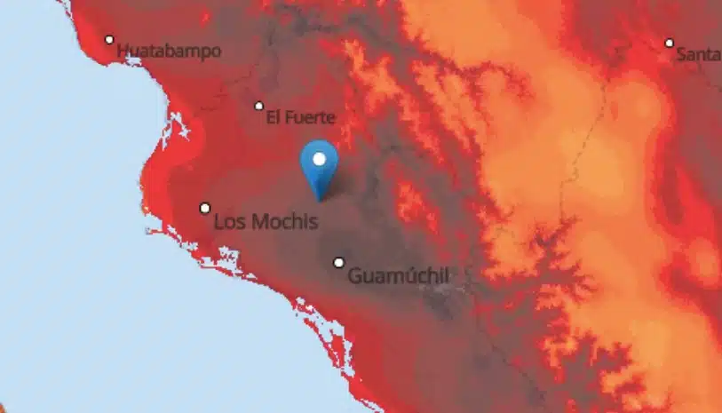 Sinaloa encabezó la lista de temperaturas más altas nacionales