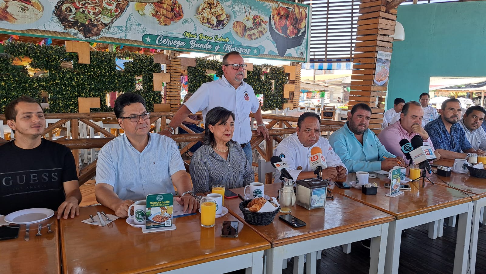 Conferencia de prensa para dar a conocer el proyecto Ciudad Creativa en Mazatlán