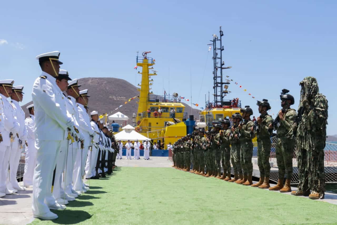 La Secretaría de Marina Armada de México conmemoró la celebración del 81 aniversario