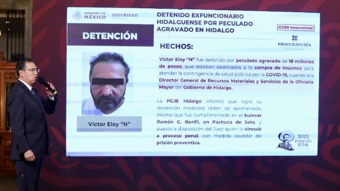 Detenidos en la última semana