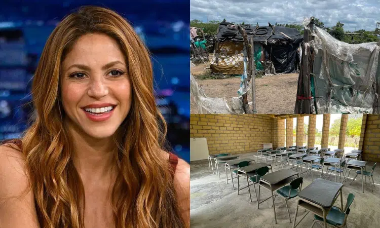 Shakira construye nuevas aulas educativas en La Guajira