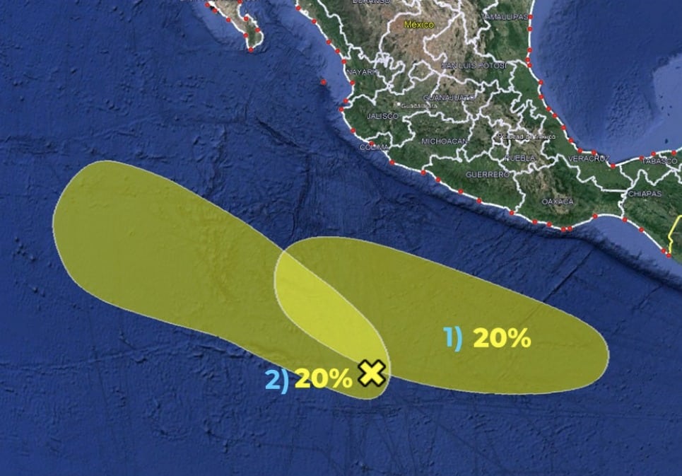 Dos zonas de inestabilidad