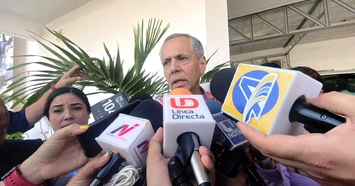 El presidente municipal de Ahome Gerardo Vargas Landeros en entrevista para Línea Directa