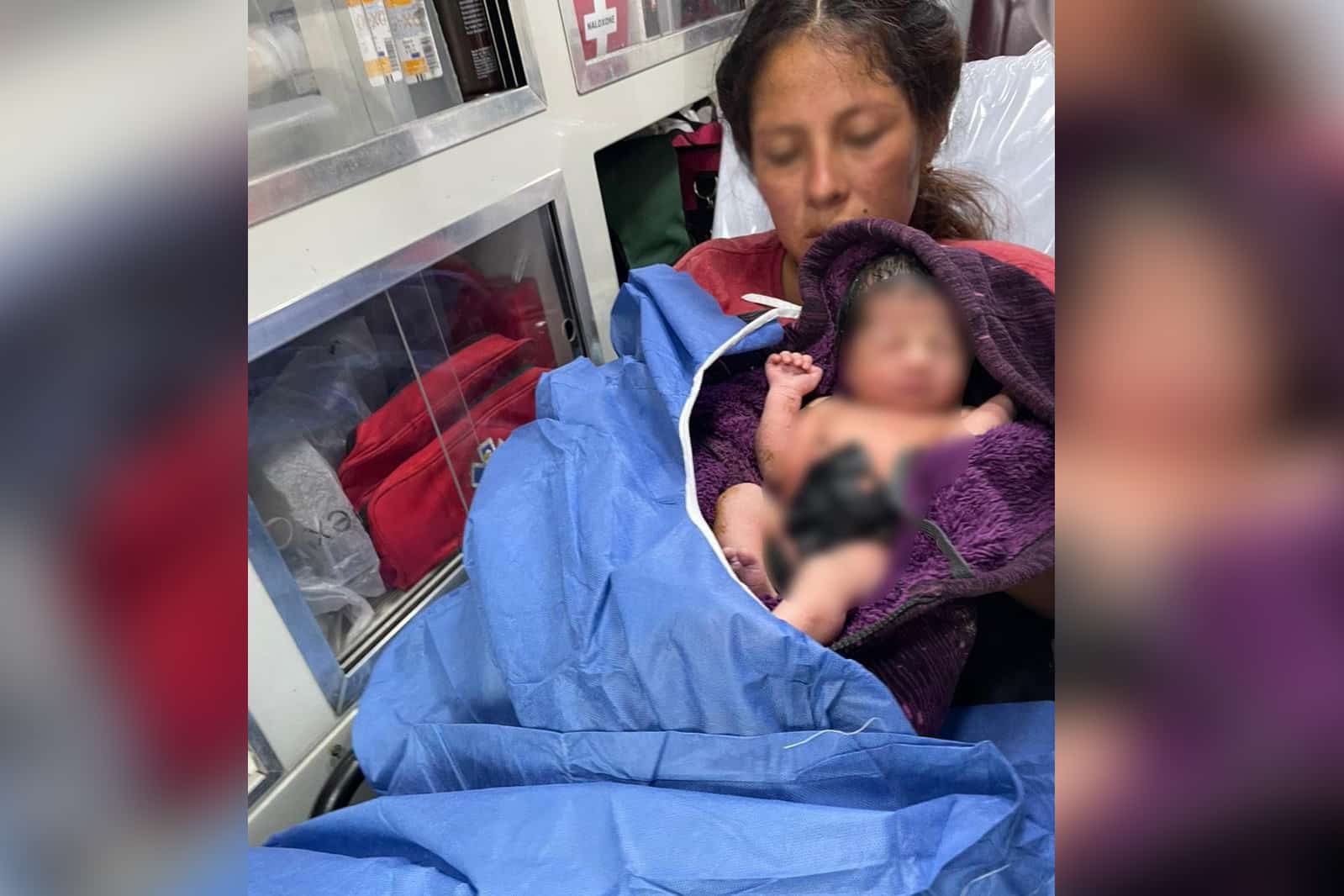 En Veracruz, mujer migrante da a luz en unidad donde viajaban otras 125 personas