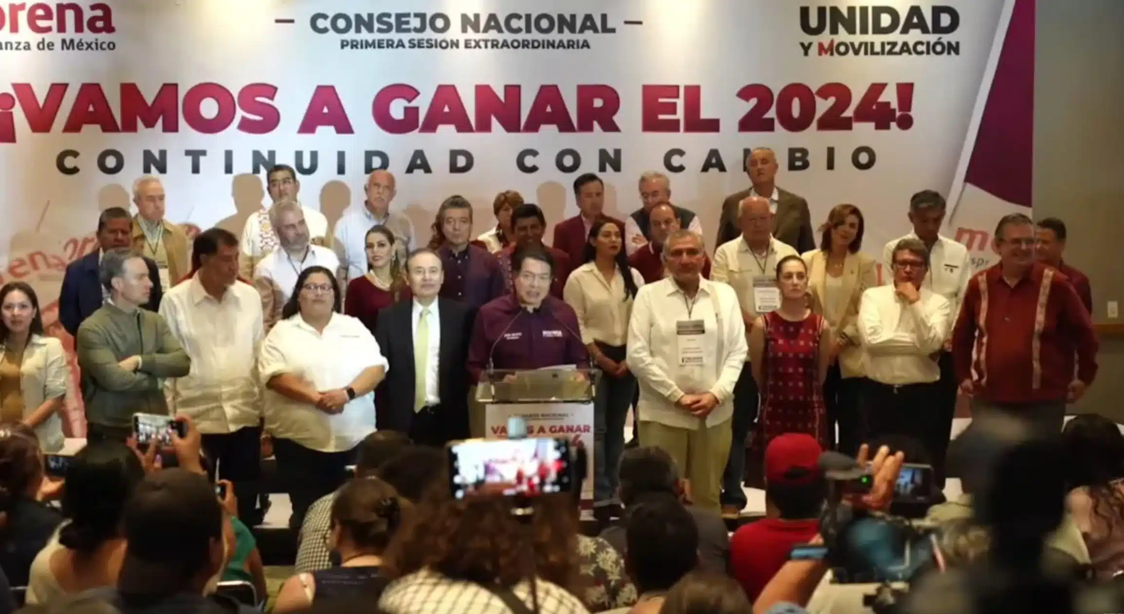 En sesión extraordinaria, corcholatas firman acuerdo rumbo a elecciones del 2024