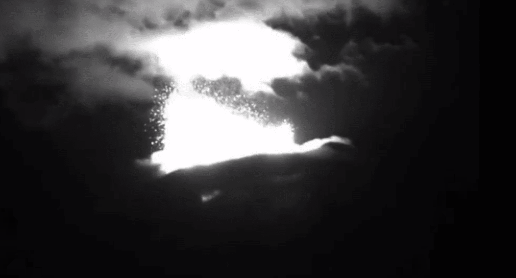 Explosión Popocatépetl