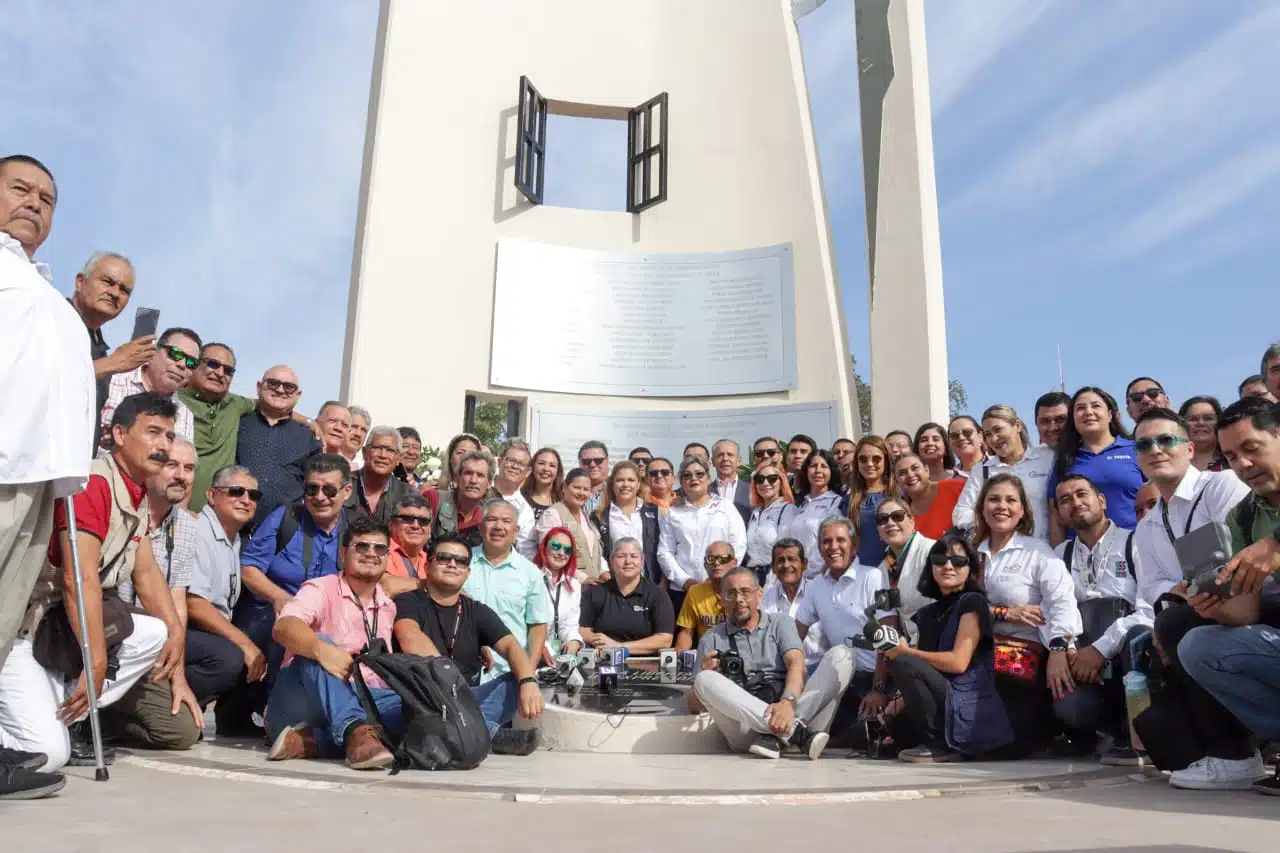 Como cada 7 de junio, periodistas de la ciudad de Los Mochis conmemoraron el Día de la Libertad de Expresión