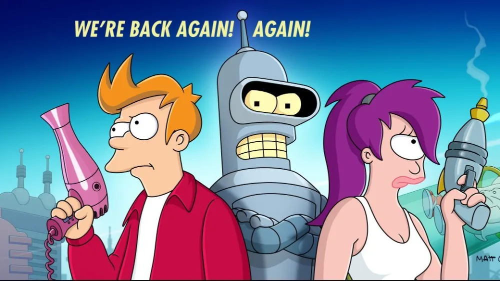 Futurama llega a la plataforma de Hulu con una nueva temporada