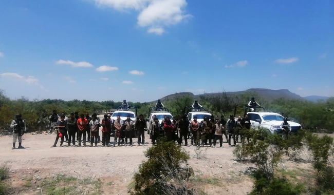 Guardia nacional ladrones de tren