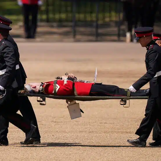 Guardias reales se desmayan tras intenso calor en Inglaterra