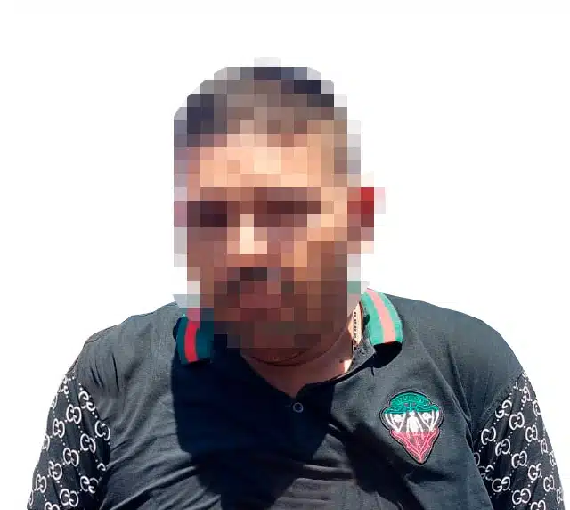 Hombre detenido en Culiacán