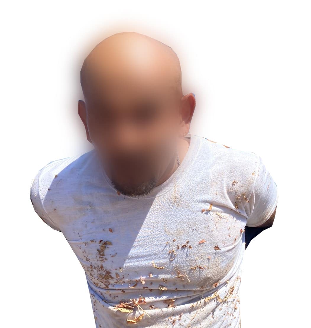 Hombre detenido en Tacuichamona, Culiacán