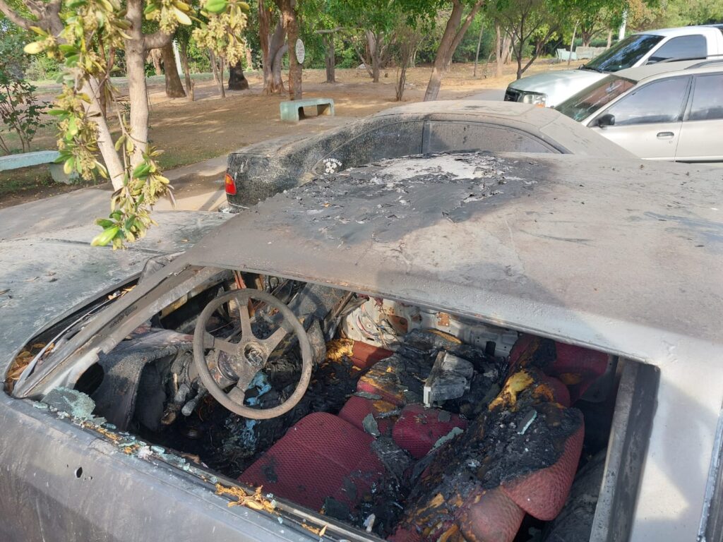 Incendio automóvil en Mazatlán