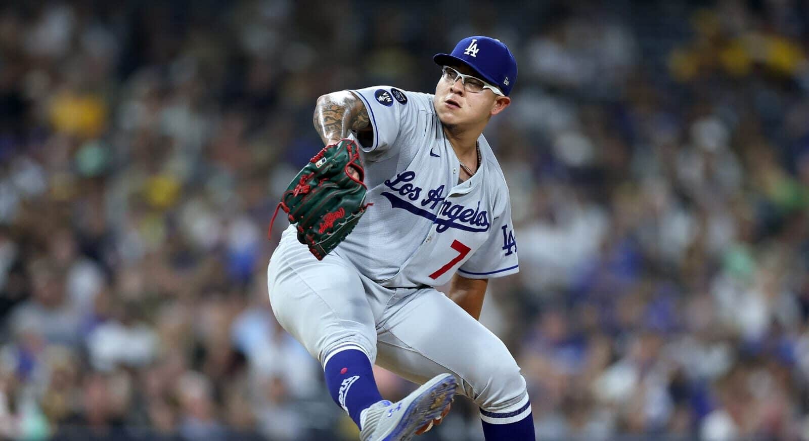 Julio Urías no lanzará este fin de semana con los Dodgers