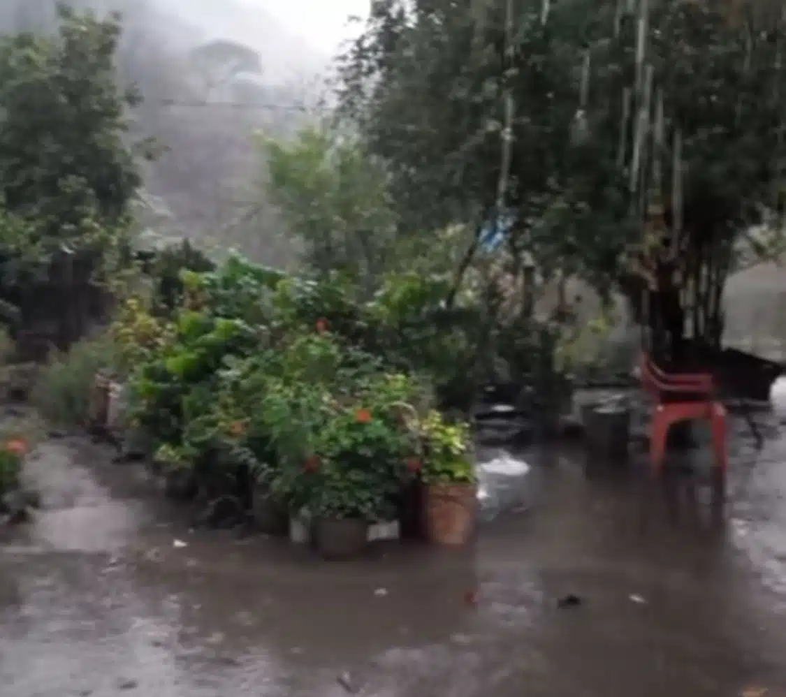 Mucha agua dejó el día de San Juan en la sierra de Sinaloa