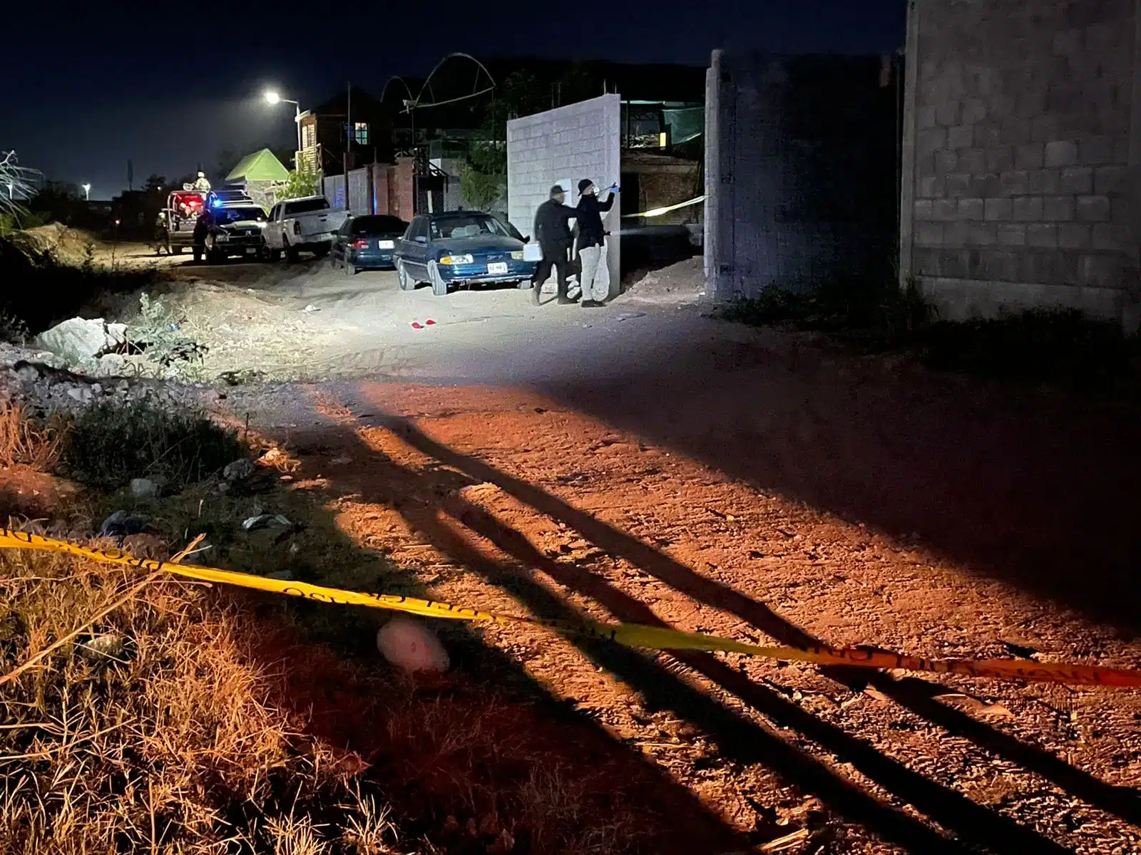 Lugar del hallazgo de un hombre asesinado en Punta Azul Culiacán 2