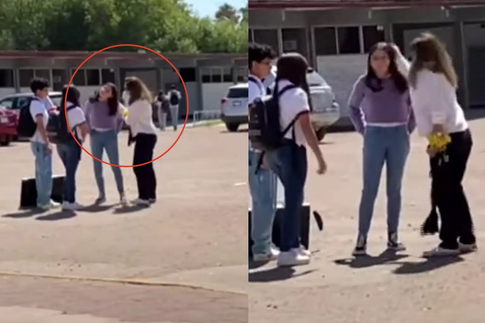 Mujer madre de familia agrede a menor estudiante del CBTIS 89; ¡está detenida!  