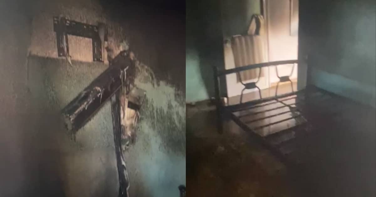 Vivienda con quemaduras por los constantes apagones de la CFE