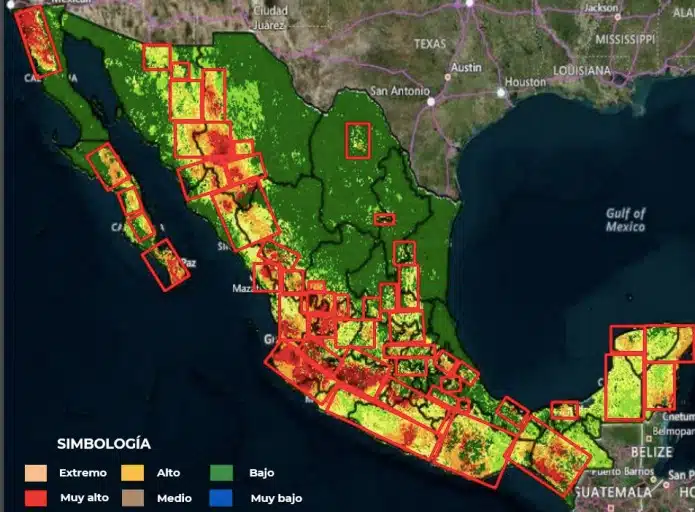 Onda de calor en México activa alerta de incendios forestales en Sinaloa