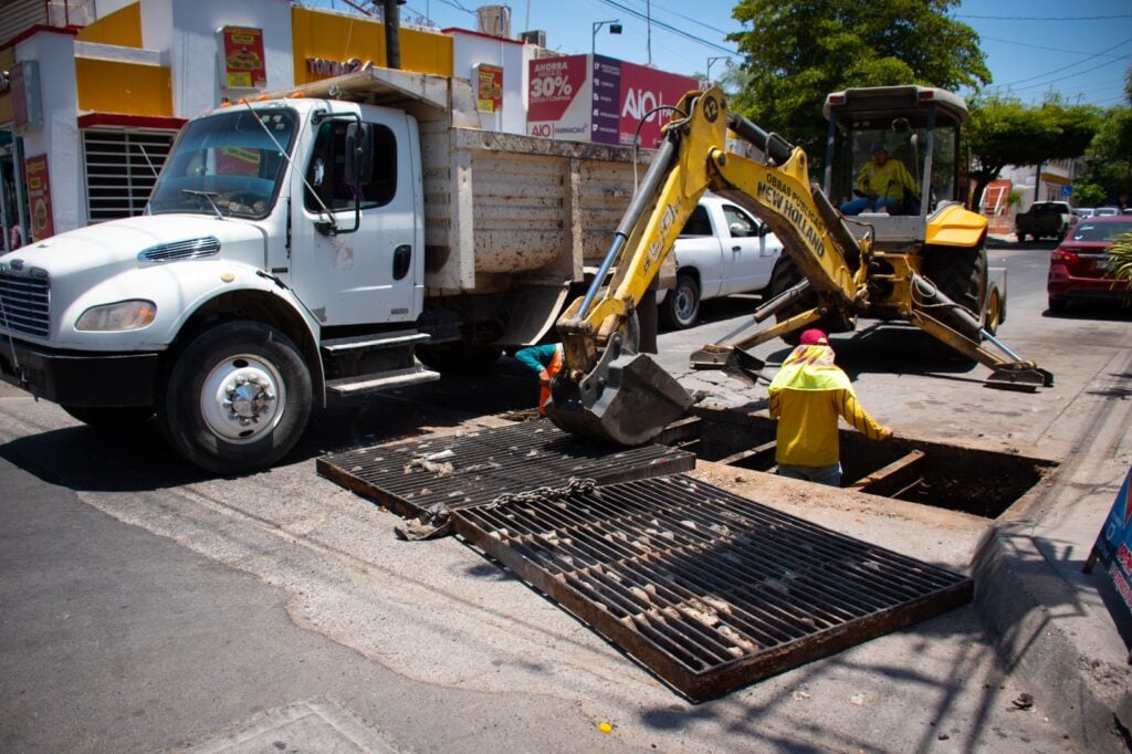 Los trabajos que se realizan en el Centro de Culiacán, ya están a punto de culminar.