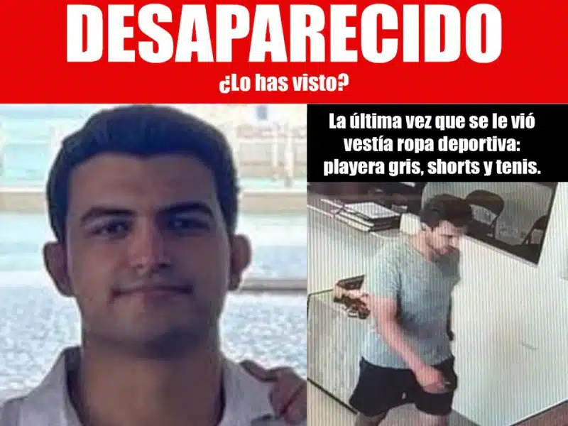 Piden ayuda para localizar a José Alfonso, de 25 años; ¡desapareció en Sonora!