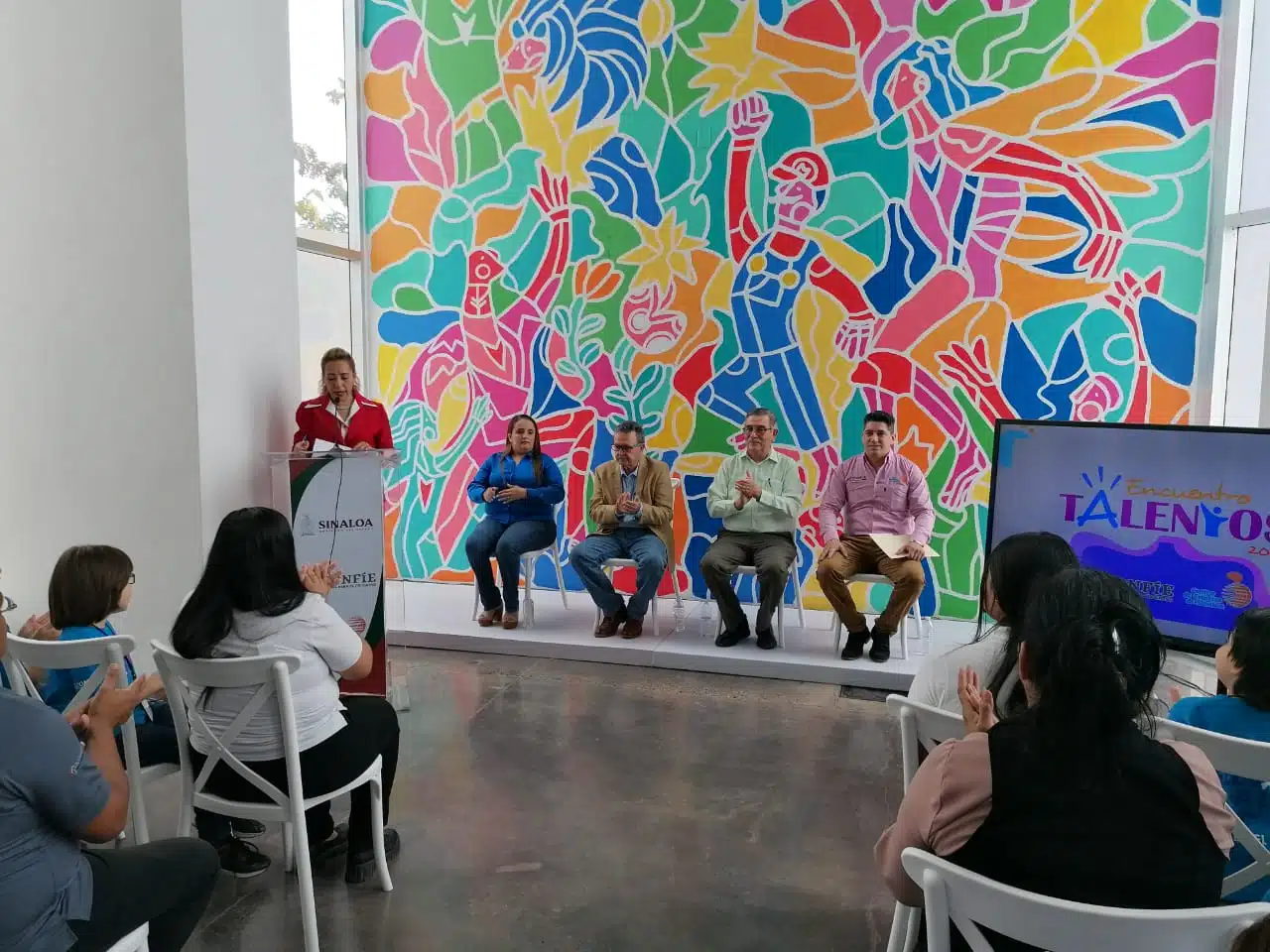 Presentación del programa Encuentro Talento 2023 en el Centro de Ciencias Sinaloa