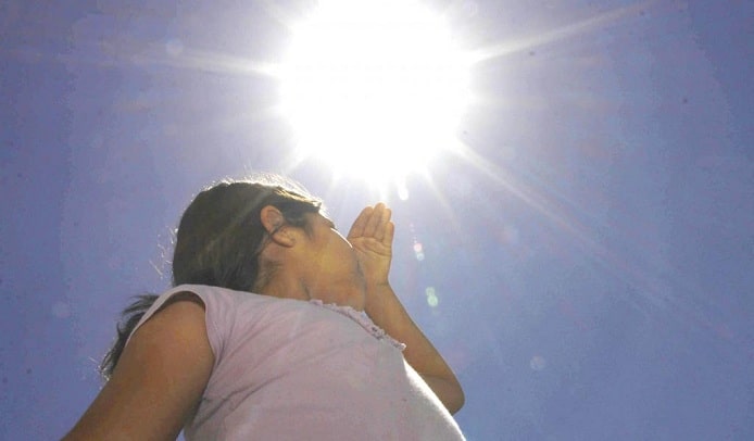 Sol intenso