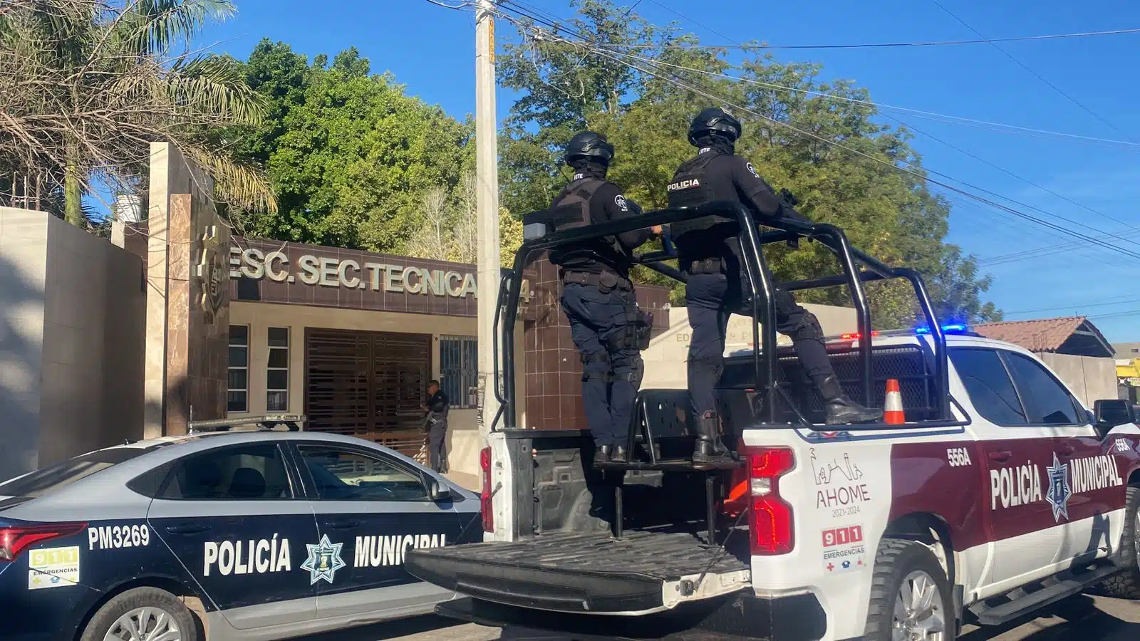 Suspensión de clases en la ETI 94 Los Mochis