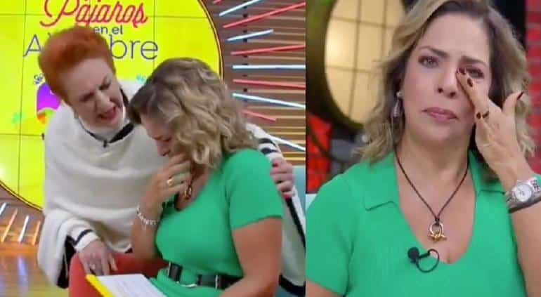 Ana María Alvarado rompe en llanto al dar a conocer la noticia de la muerte de Talina Fernández