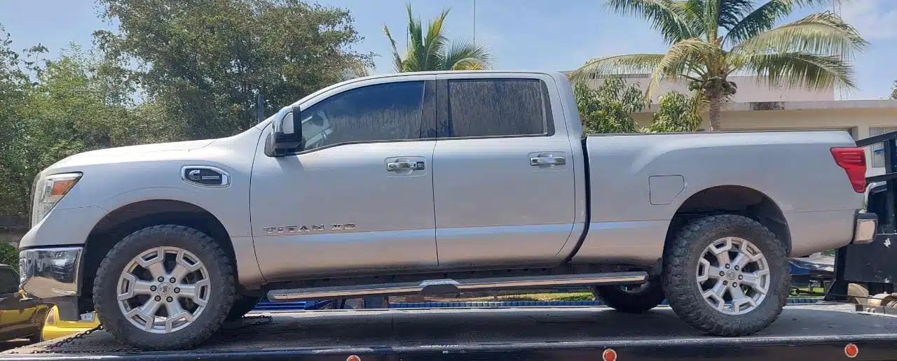 La Nissan Titan fue reportada como robada en el estado de Arizona, Estados Unidos